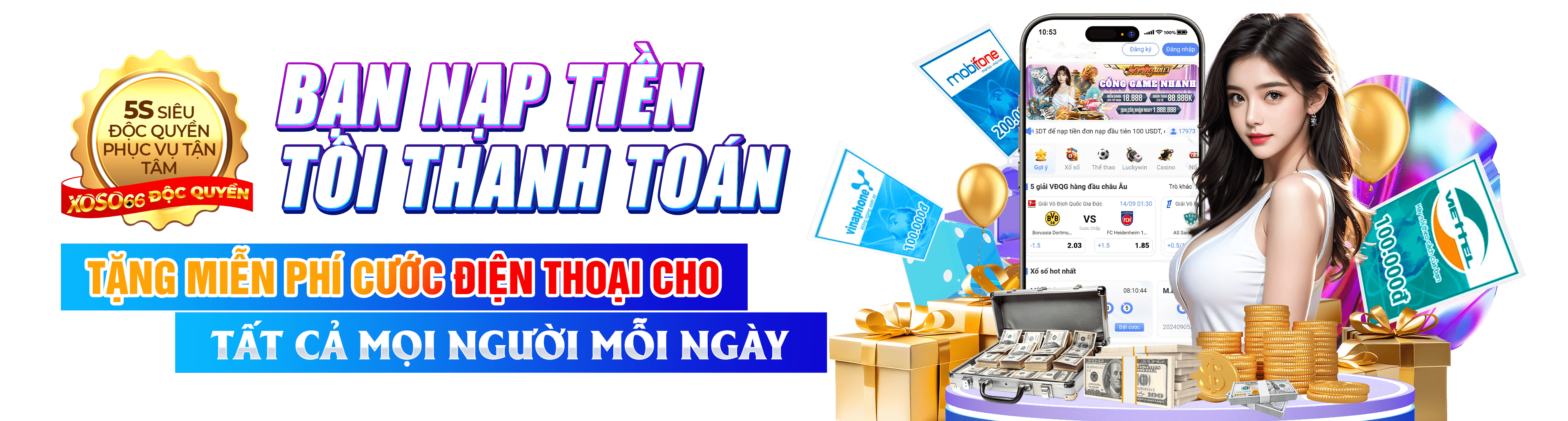 Hình ảnh quảng cáo của bj888 hiển thị nền tảng và các lợi ích
