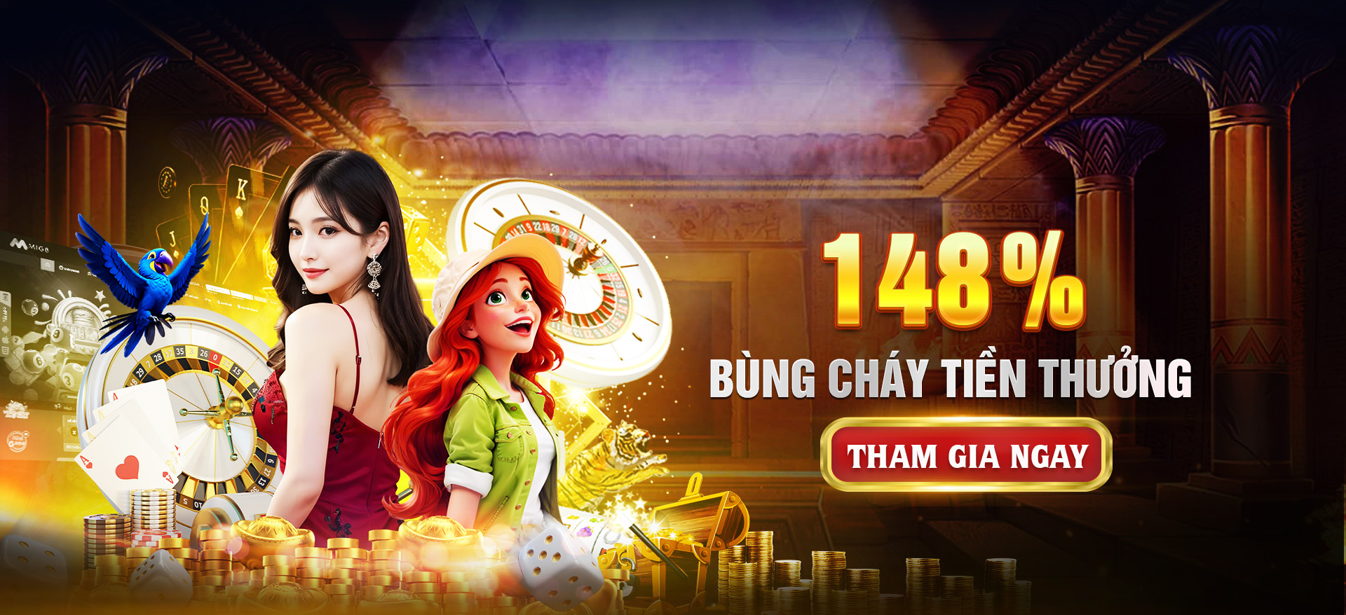 Hình ảnh quảng cáo của bj888 hiển thị nền tảng và các lợi ích